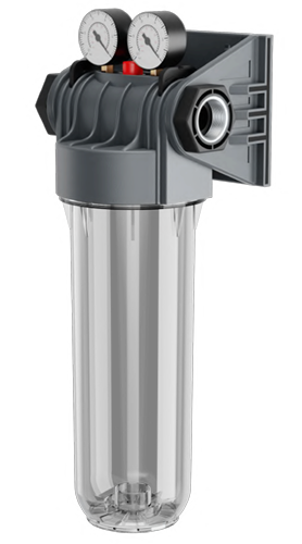 10" Tekli Filtre Kabı Manometreli