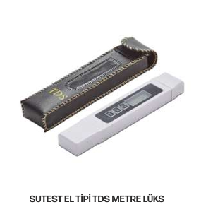 EL TİPİ TDS METRE LÜKS TDS ve İletkenlik Ölçümü